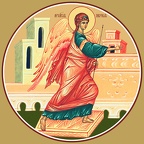  Annunciation, Arch. Gabriel (for iconostasis)