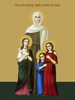  Faith, Hope, Love and their mother Sofia