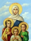  Faith, Hope, Love and their mother Sofia