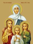  Faith, Hope, Love and their mother Sofia