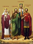  Catherine, John the Baptist, Tsar Constantine, Alexander Nevsky