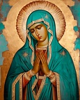 Our Lady of Guadalupe Easternized Theotokos Icon