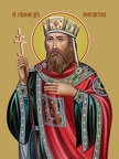 Constantine, holy equal to the apostles king