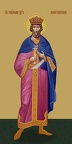 Constantine, holy equal to the apostles king